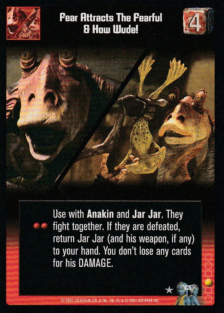 Fear Attracts The Fearful/How Wude! — image 1