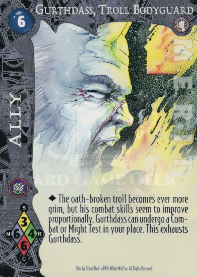 Gurthdass, Troll Bodyguard (Grey border) — image 1