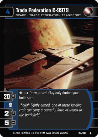 Trade Federation C-9979 - FOIL — image 1