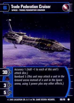 Trade Federation Cruiser - FOIL — image 1