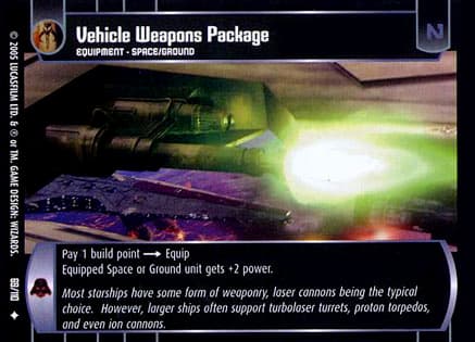 Vehicle Weapons Package - FOIL — image 1
