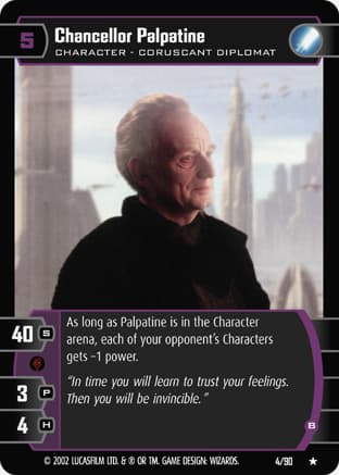 Chancellor Palpatine (B) - FOIL — image 1