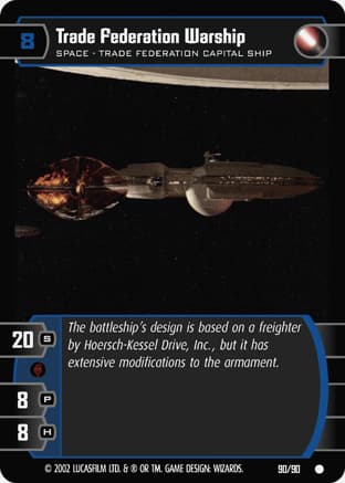 Trade Federation Warship - FOIL — image 1