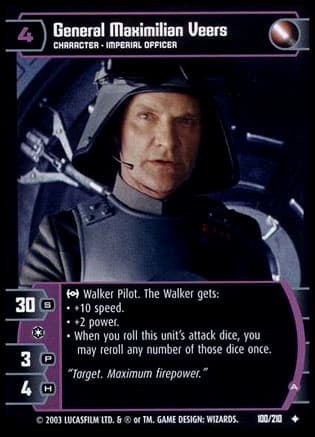 General Maximilian Veers (A) - FOIL — image 1