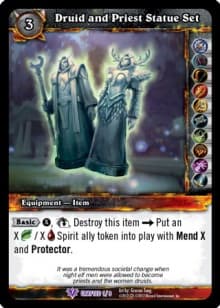 Druid and Priest Statue Set — image 1