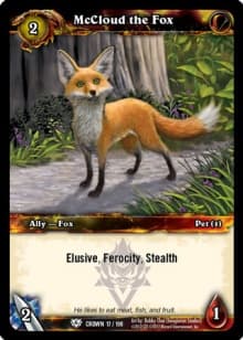 McCloud the Fox - FOIL — image 1