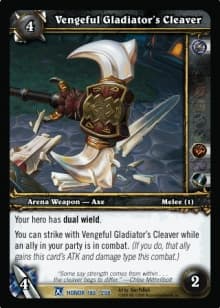 Vengeful Gladiator's Cleaver — image 1