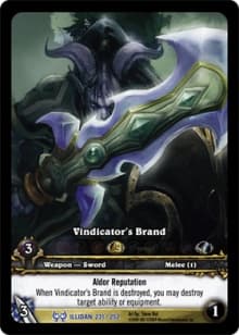 Vindicator's Brand - EA — image 1