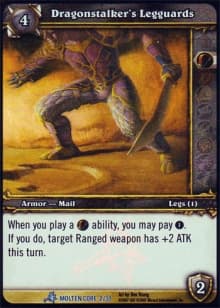 Dragonstalker's Legguards - FOIL — image 1