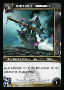 Betrayer of Humanity - FOIL — image 1