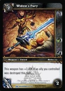 Widow's Fury - FOIL — image 1