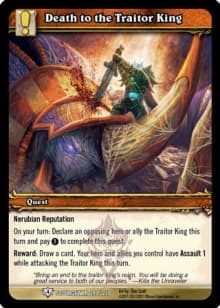 Death to the Traitor King - FOIL — image 1