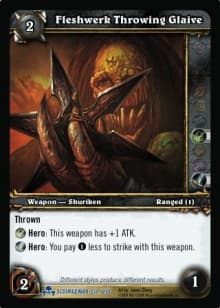 Fleshwerk Throwing Glaive — image 1
