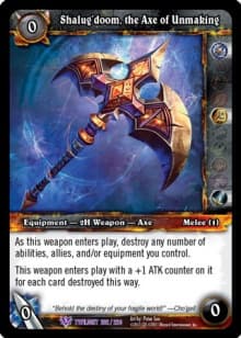 Shalug'doom, the Axe of Unmaking — image 1