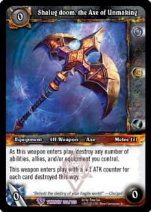 Shalug'doom, the Axe of Unmaking - FOIL — image 1