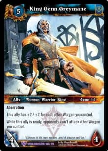 King Genn Greymane - FOIL — image 1