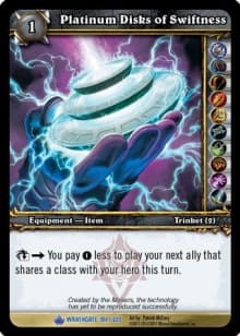 Platinum Disks of Swiftness - FOIL — image 1
