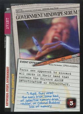 Government Mindwipe Serum — image 1