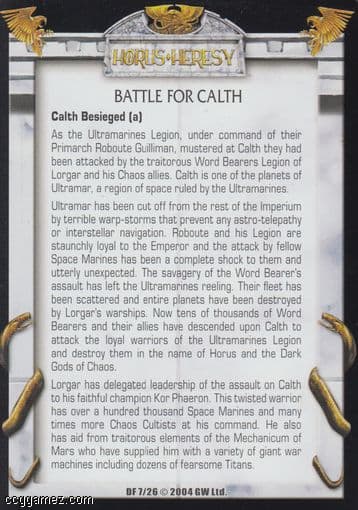 Battle for Calth, Calth Besieged (a) — image 1