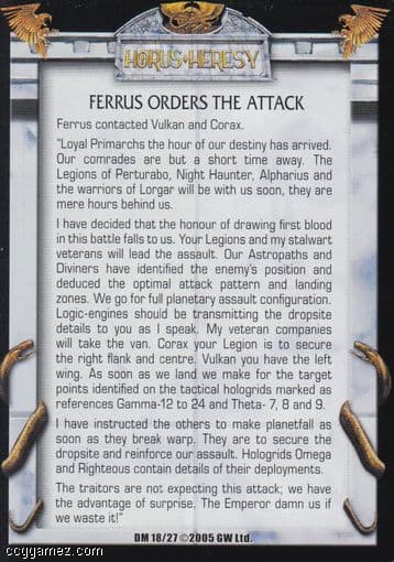 Ferrus Orders the Attack — image 1