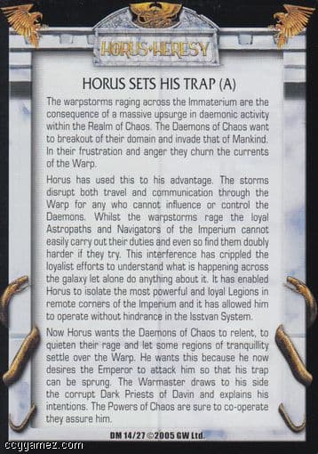 Horus Sets His Trap (a) — image 1