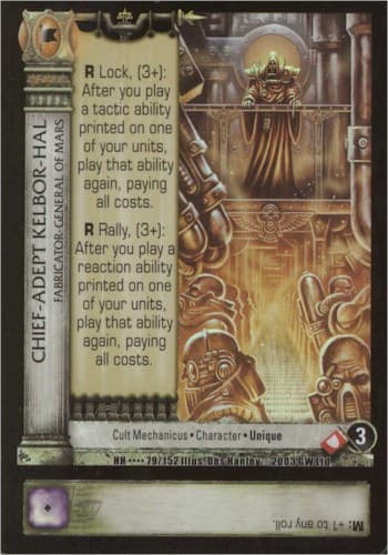 Chief-Adept Kelbor-Hal - FOIL — image 1
