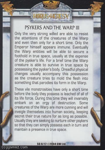 Psykers and the Warp III — image 1