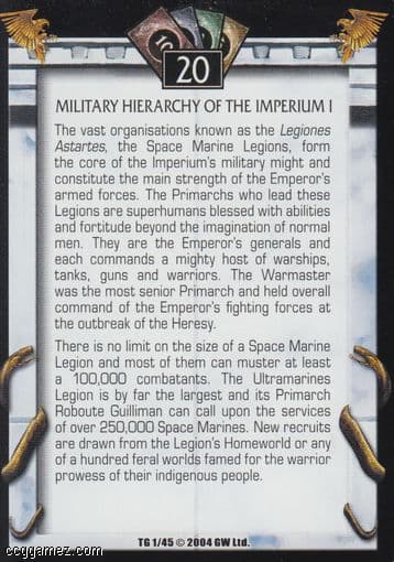 Military Hierarchy of the Imperium I 10/Unspoiled Land — image 1