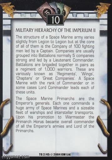Military Hierarchy of the Imperium II 50/Plains of the Damned — image 1
