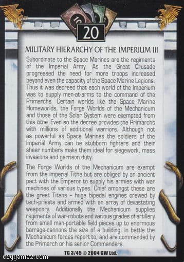 Military Hierarchy of the Imperium III 10/Cathederal of the Mark — image 1