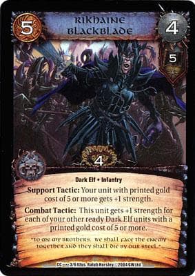 Rikhaine Blackblade - FOIL — image 1