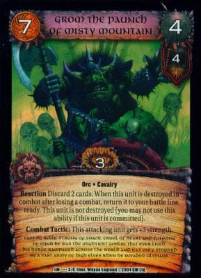 Grom the Paunch of Misty Mountain - FOIL — image 1