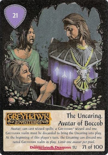 The Uncaring, Avatar of Boccob — image 1