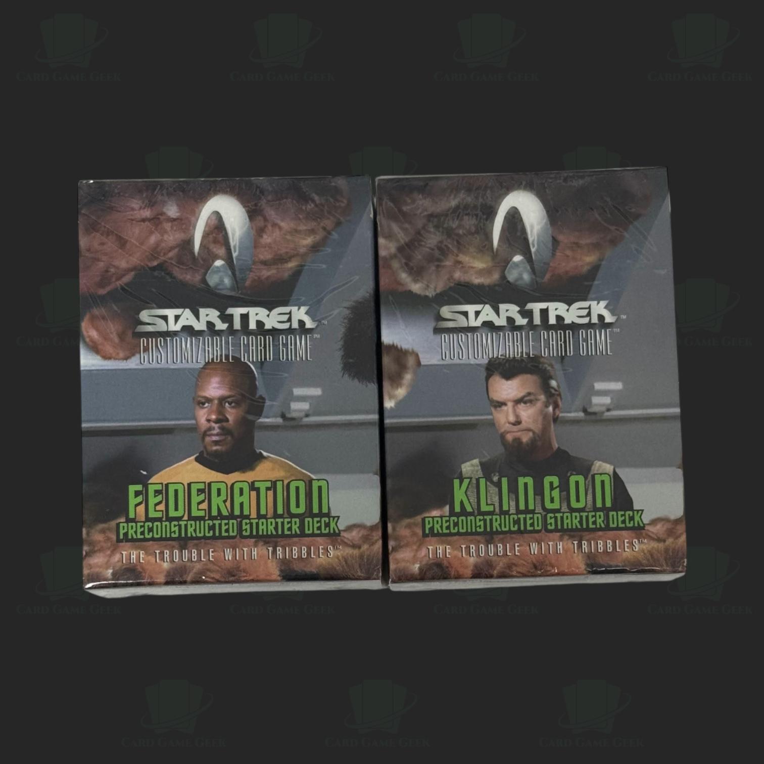 Star Trek 1E - Troubles with Tribbles - Klingon and Federation Starter Deck — image 1