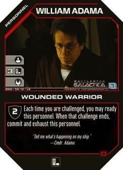 William Adama, Wounded Warrior — image 1
