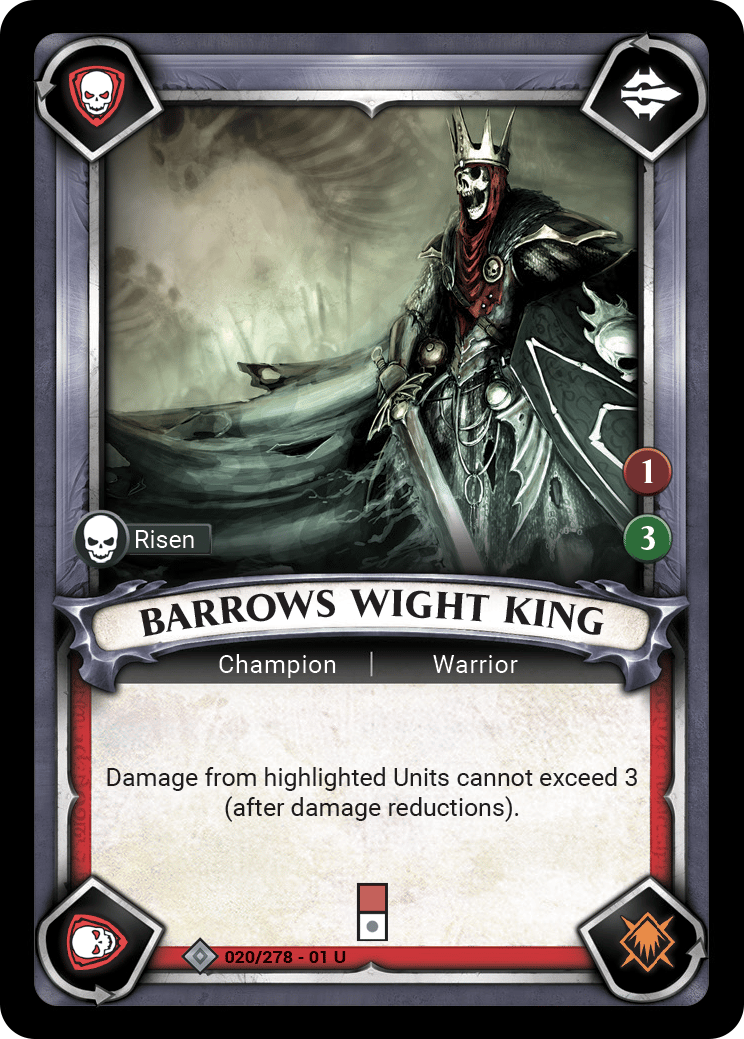 Barrows Wight King - FOIL — image 1