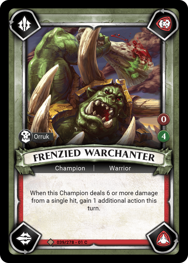 Frenzied Warchanter — image 1