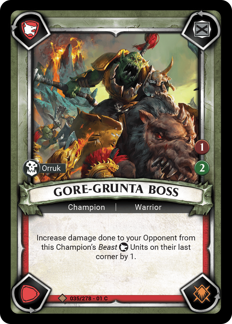 Gore-Grunta Boss - FOIL — image 1
