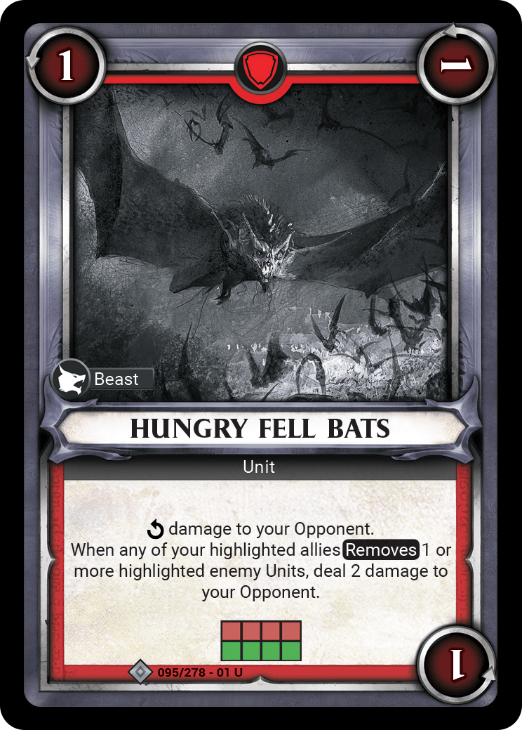 Hungry Fell Bats - FOIL — image 1