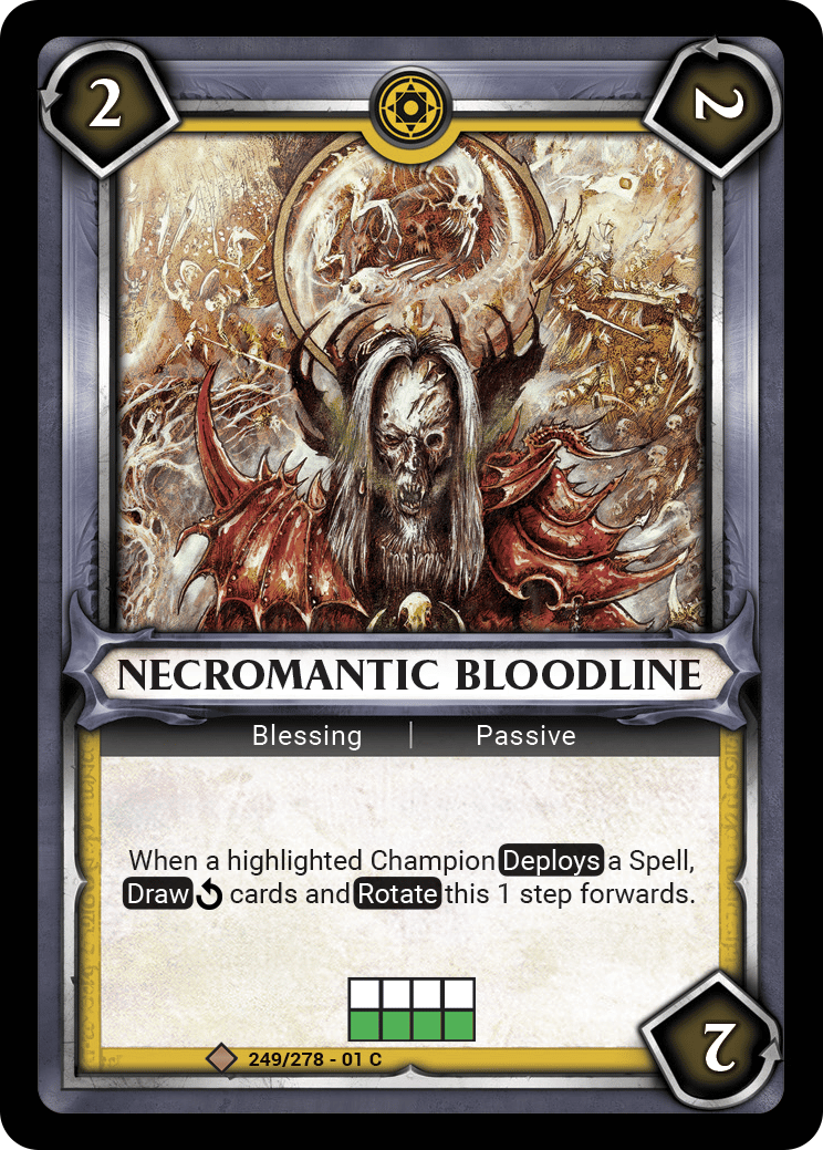 Necromantic Bloodline - FOIL — image 1