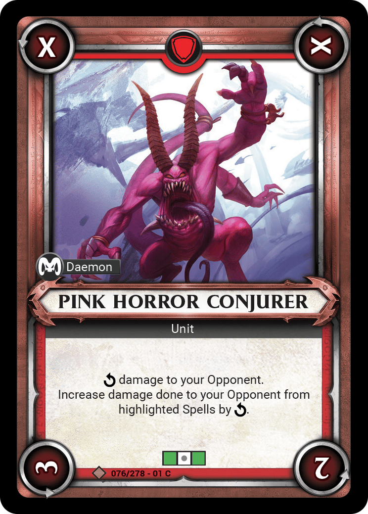 Pink Horror Conjurer - FOIL — image 1
