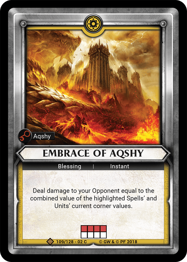 Embrace of Aqshy - FOIL — image 1