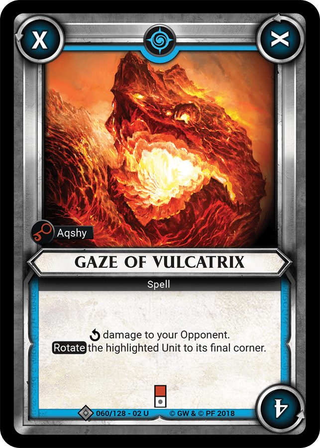 Gaze of Vulcatrix - FOIL — image 1