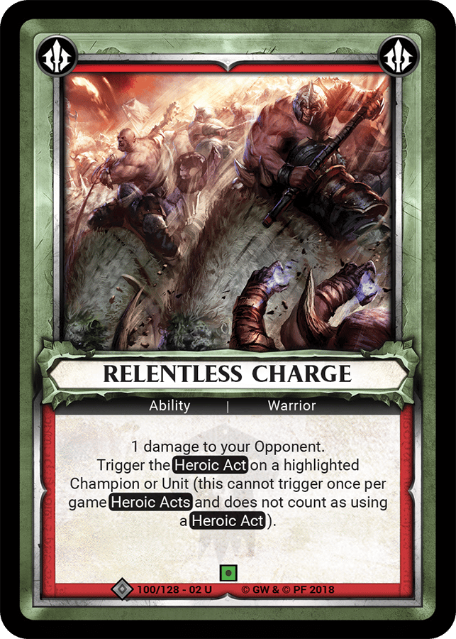 Relentless Charge - FOIL — image 1