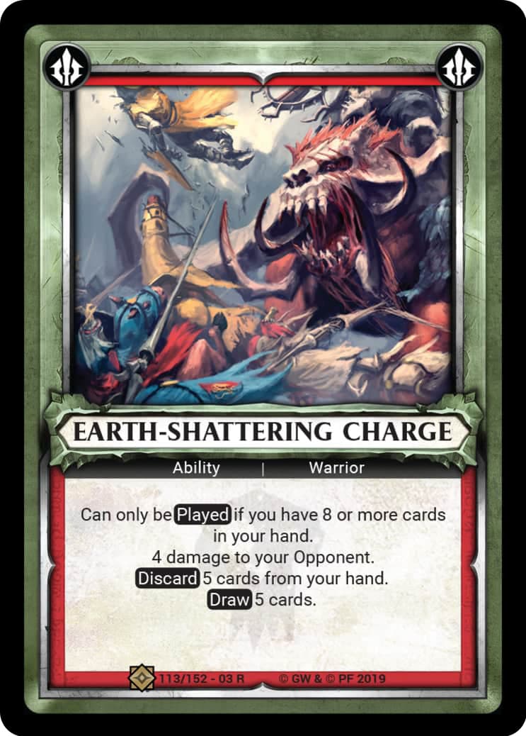 Earth-Shattering Charge - FOIL — image 1
