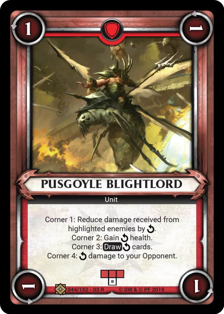 Pusgoyle Blightlord - FOIL — image 1