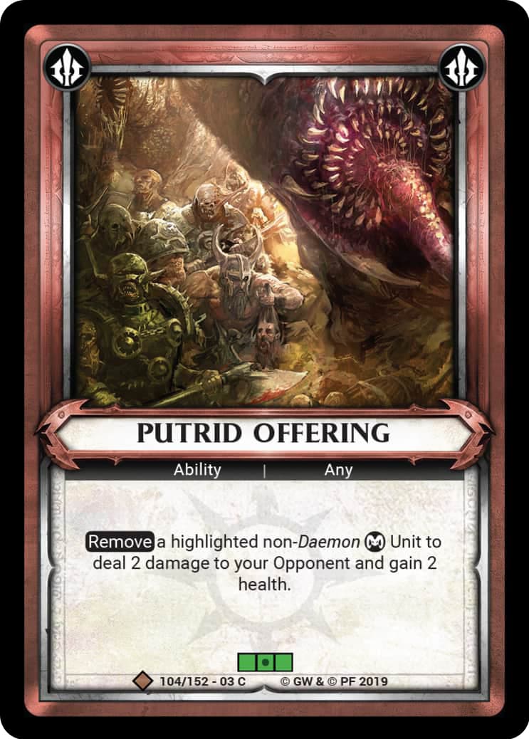 Putrid Offering - FOIL — image 1