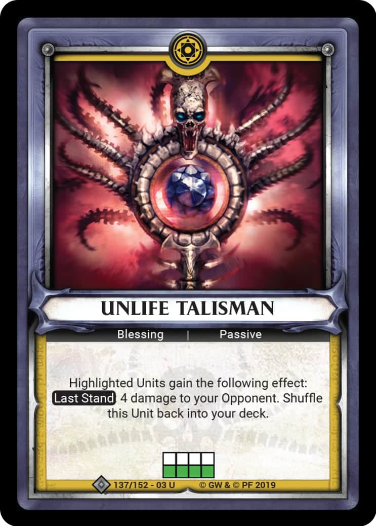 Unlife Talisman - FOIL — image 1
