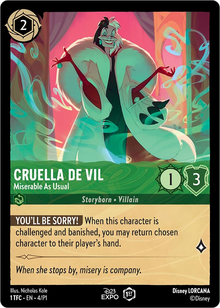 Cruella De Vil, Miserable As Usual - D23 — image 1