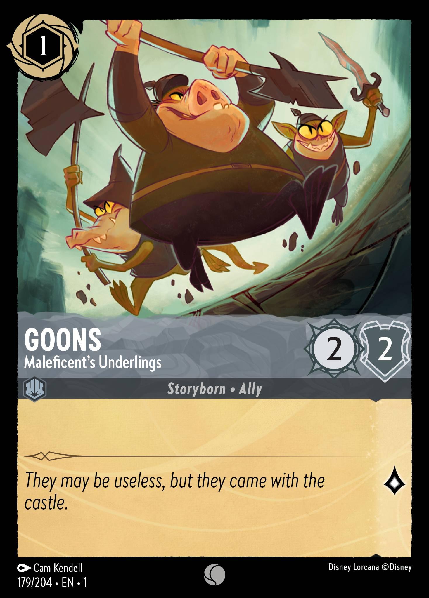 Goons, Maleficent's Underlings - FOIL — image 1